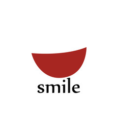 Smile Emoticon Logo Vector Template Design Illustration