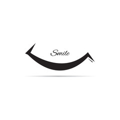 Smile Emoticon Logo Vector Template Design Illustration