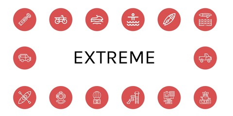 extreme icon set