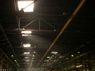 Roof & wall of factory buildind