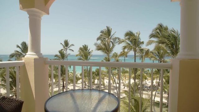 balcony view tropical beach resort hotel room suite