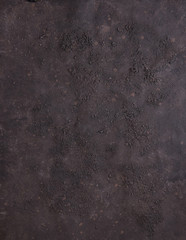Dark brown textured background. Empty. Paint.