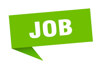 job speech bubble. job ribbon sign. job banner