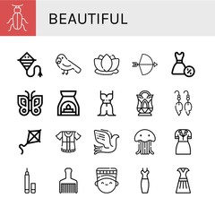 beautiful icon set