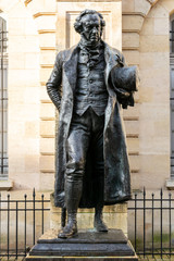 Naklejka premium Sculpture of Francisco de Goya in Bordeaux, France