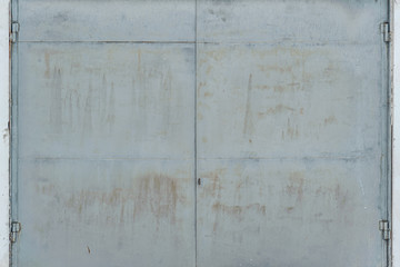 abstract background old metal gate close up