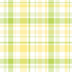 Seamless pattern in fantasy light yellow and bright green colors for plaid, fabric, textile, clothes, tablecloth and other things. Vector image.