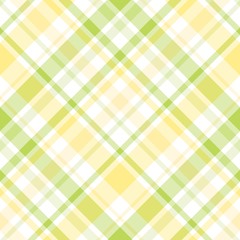 Seamless pattern in fantasy light yellow and bright green colors for plaid, fabric, textile, clothes, tablecloth and other things. Vector image. 2