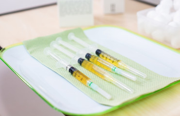 Platelet Rich Plasma PRP Spritzen