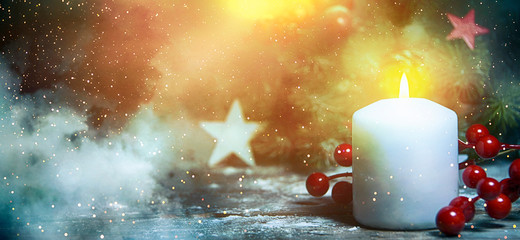Christmas and New Year holiday background