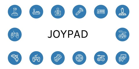 Set of joypad icons © Natalia