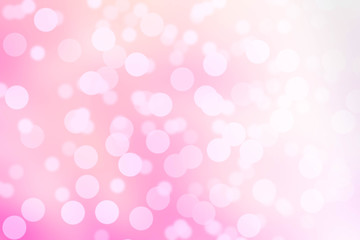 Background bokeh color pink and white illustration abstract