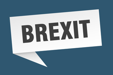 brexit speech bubble. brexit ribbon sign. brexit banner
