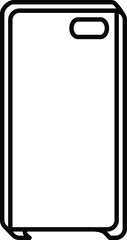 Phone case icon, vector illustration
