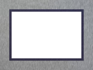 Gray-violet texture decorative rectangular frame with a free white field for creative work.