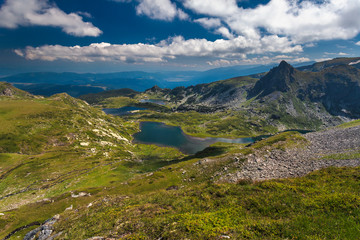 Twin Lakes in Rila Mountains