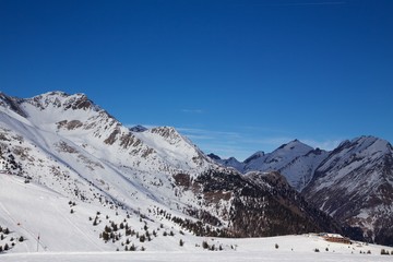 Fototapeta na wymiar Jochtal Gitschberg Skigebiet Panorama