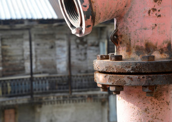 an old rusty fire hydrant