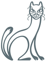 illustration of a cat  © Marat