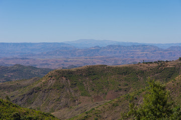 Fototapeta na wymiar Ethiopian countryside, Lalibela