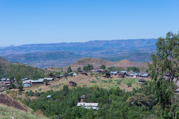 Fototapeta na wymiar Lalibela countryside, Ethiopia