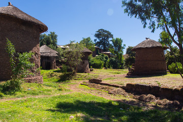 Rounded mudhouse, Ethiopia