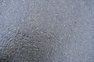 雨の日のアスファルトのテクスチャー素材
