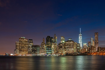 Manhattan New York at Night