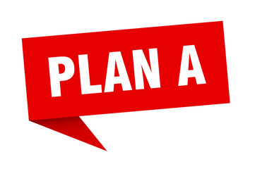 plan a speech bubble. plan a ribbon sign. plan a banner