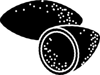 Kibbeh  icon, vector illustration