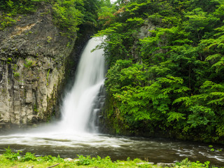 Fototapeta na wymiar choshinotaki falls　銚子の滝