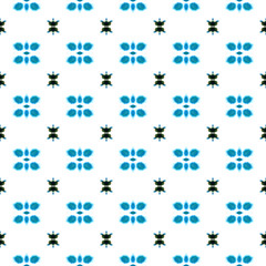 Traditional Art. Hand Drawn Painted. 