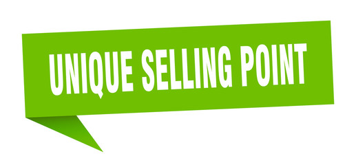 unique selling point speech bubble. unique selling point ribbon sign. unique selling point banner