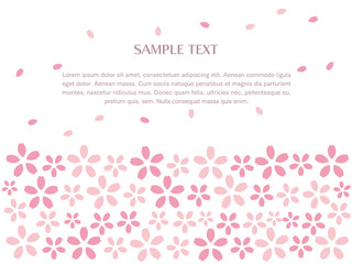 フレーム＿桜シンプル＿下半分