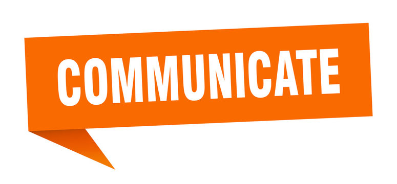 communicate speech bubble. communicate ribbon sign. communicate banner