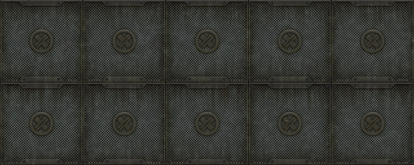 3d material rusty factory square gate texture background © Prime