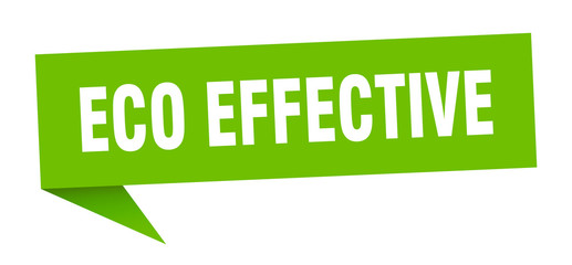 eco effective speech bubble. eco effective ribbon sign. eco effective banner