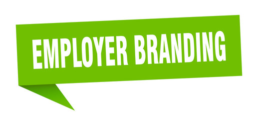 employer branding speech bubble. employer branding ribbon sign. employer branding banner