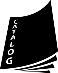 catalog icon, vector illustration.