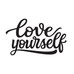 Love yourself lettering