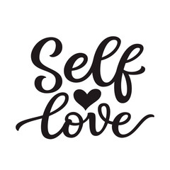 Self love lettering