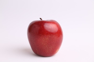 delicious and bright red apple