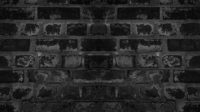 Dark black anthracite damaged rustic brick wall texture background Stock  Photo | Adobe Stock