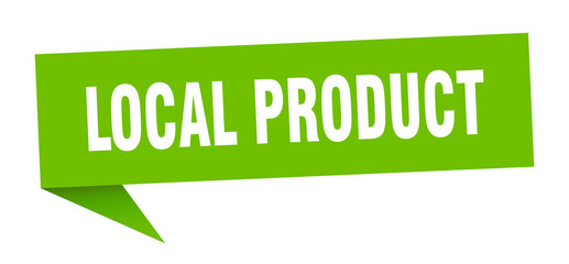 local product speech bubble. local product ribbon sign. local product banner