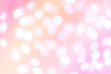 Soft focus light bokeh background.