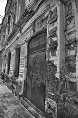 Naklejka premium abandoned building
