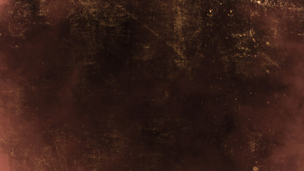 Brown dark grunge scratched distressed old textured on isolated background. Texture overlays. Stock illustraion,