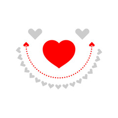 Design for celebrating the Valentine's day annual event.