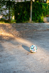 The football on the ground II