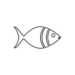 fish icon design vector logo template EPS 10